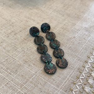 Turquoise & Metallic Earrings
